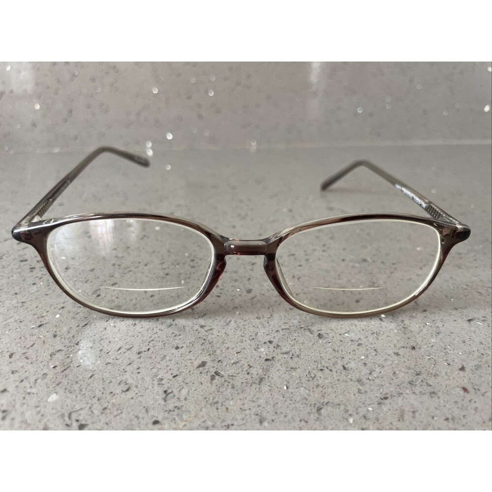 Gramercy Grey Crystal 51-18-140 Plastic Eyeglasses Frames ONLY full rim oval